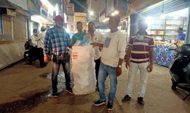 एक ही प्रतिष्ठान से 50 किलो प्रतिबंधित प्लास्टिक जब्त, जुर्माना भी लगाया