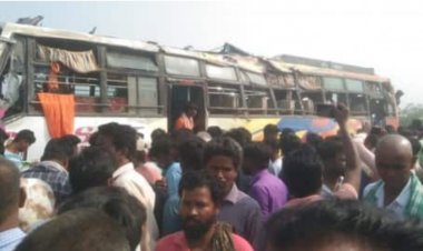 यात्रियों से भरी बस पलटने से 8 की मौत, 20 गंभीर