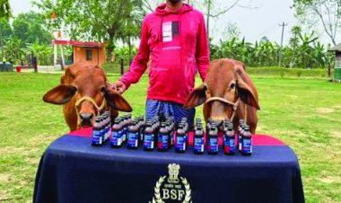 बीएसएफ ने  कुख्यात तस्कर को रंगे हाथों दबोचा