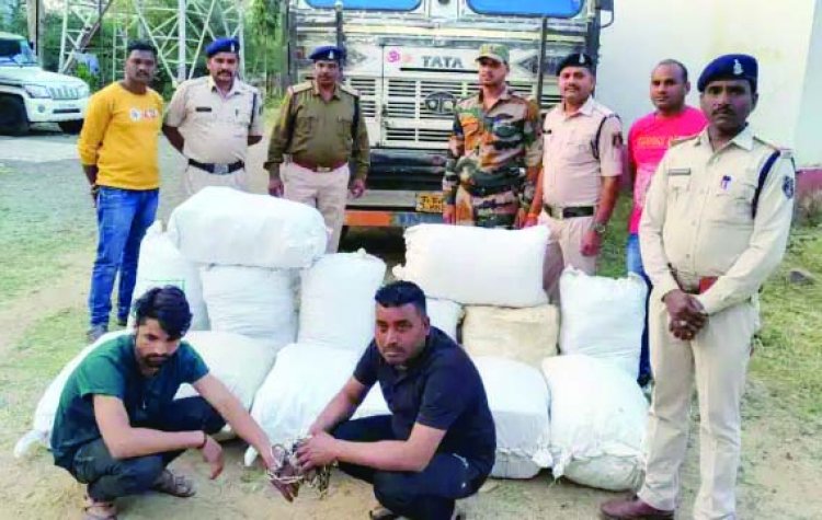 धमतरी पुलिस के हत्थे चढ़े UP के दो तस्कर