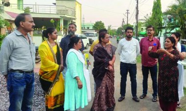 रूआबांधा बस्ती में पानी की किल्लत, टैंकर से जलापूर्ति