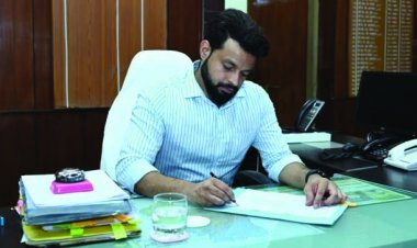 दुर्ग जिले के नये कलेक्टर पुष्पेंद्र कुमार मीणा ने संभाला पदभार