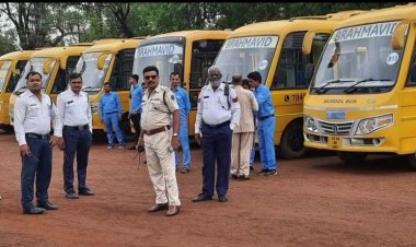 28 बसों में खामियां, 40 हजार का लगा जुर्माना