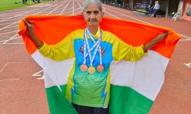 94 की उम्र में भारत के लिए जीती गोल्ड एवं दो ब्रोंज मेडल