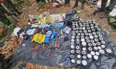 50 आईईडी बम सहित भारी मात्रा में विस्फोटक बरामद