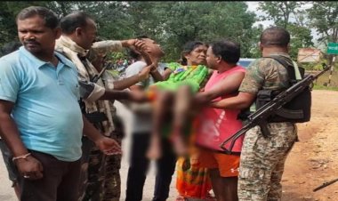 IED बम की चपेट में आने से महिला के पैर के एड़ी के चिथड़े उड़े