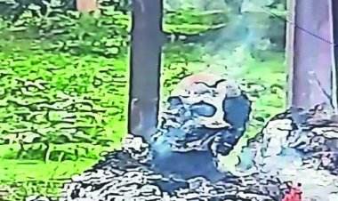 पत्नी की सिर काट श्मशान की जलती चिता में फेंका