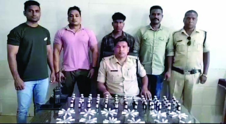 150 नग नशीली इंजेक्शन जब्त