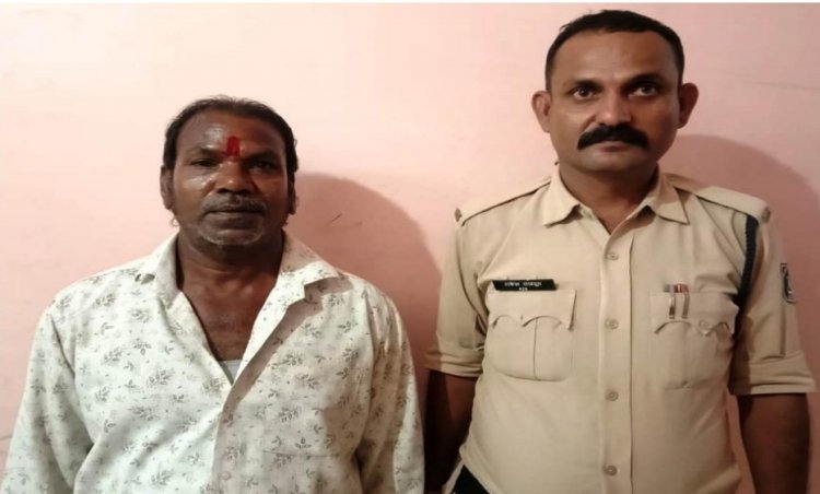 अवैध शराब बिक्री करते एक आरोपी गिरफ्तार