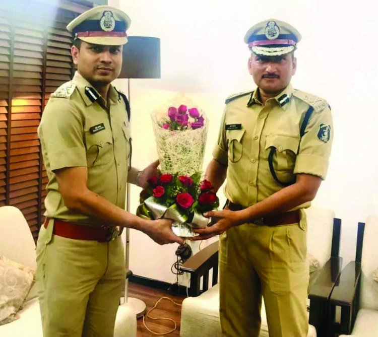 रायपुर रेंज के नए आईजी बीएन मीणा ने संभाला पदभार