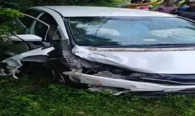 खतरनाक ढंग से कार चला रही युवती ने बाइक को मारी ठोकर, दो लोगों की हुई मौत