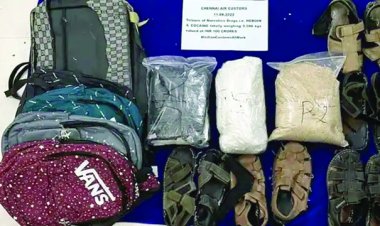 चेन्नई एयरपोर्ट से 100 करोड़ की हेरोइन और कोकीन जब्त