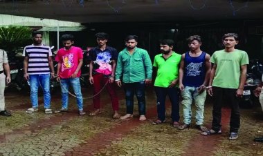 बस स्टैण्ड में अशांति फैलाने वाले 7 असमाजिक तत्व गिरफ्तार