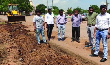 पाइप लाइन बिछाने एजेंसी को 15 दिन की मोहलत