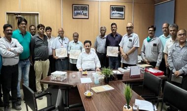 एसएमएस-2 के श्रमवीर हुए सम्मानित