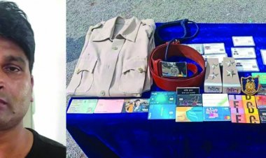 लोगों को धमकाकर पैसों की उगाही करने वाला फर्जी पुलिस गिरफ्तार
