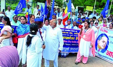 दुर्ग: मासूम की हत्या पर विभिन्न संगठनों ने निकाली जन आक्रोश रैली