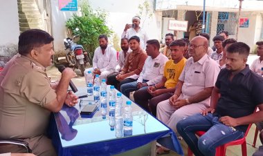 कोई भी अपराधिक प्रकरण वाले व्यक्ति ना हो समिति के सदस्य, दुर्ग पुलिस ने गणेश उत्सव समितियों की बैठक में कहां