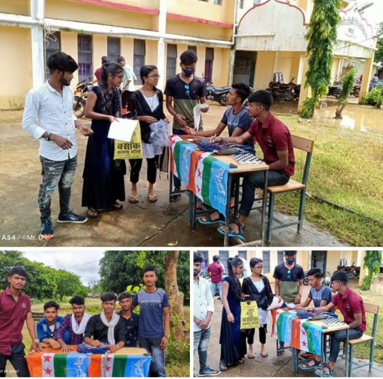 NSUI ने विद्यार्थियों को भर्ती प्रक्रिया से कराया अवगत