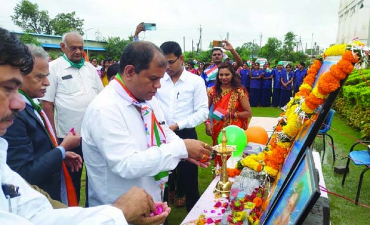 एस.आर. अस्पताल चिखली दुर्ग में मनाया गया आजादी का अमृत महोत्सव