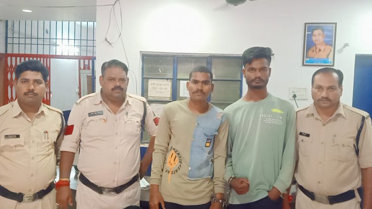 लुटेरों ने एयर गन से की फायरिंग,चाकू से गले में किया वार, अब पुलिस गिरफ्त में दो आरोपी