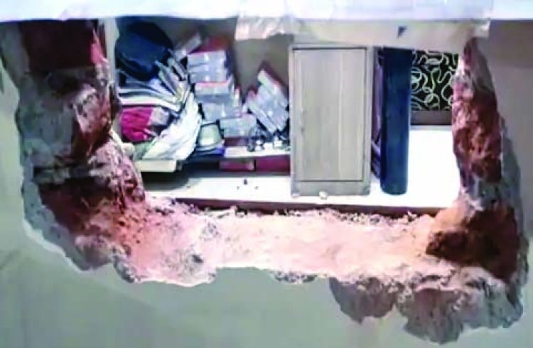 मणप्पूरम गोल्ड फाइनेंस ऑफिस में चोरों ने बोला धावा, लेकिन लॉकर काटने में रहा असफल