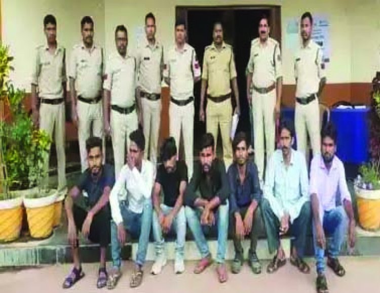 मूर्ति विसर्जन के दौरान विवाद, 7 लोगों की हुई गिरफ्तारी