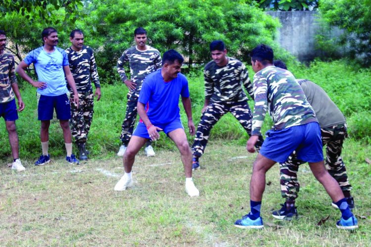 SSB रिसाली में मनाया गया नेशनल स्पोर्ट्स डे