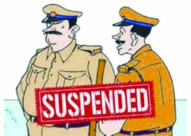 कारोबारी की शिकायत पर हुल्लड़बाज पुलिसवाला सस्पेंड