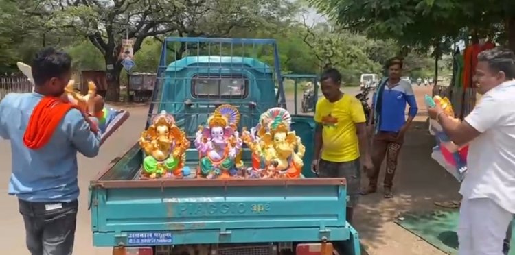 घर-घर विराजे POP की मूर्तियां, जिला प्रशासन के निर्देश की उड़ी धज्जियां