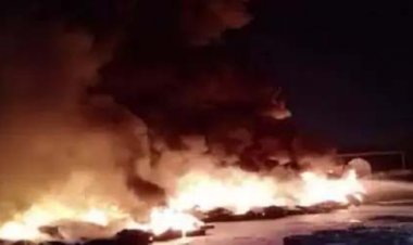 रायपुर की टायर फैक्ट्री में लगी भीषण आग