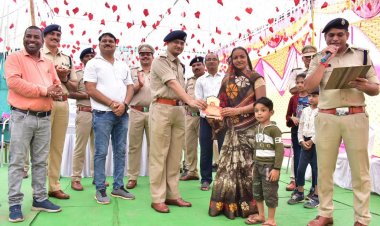 पुलिस अधीक्षक दुर्ग ने थाना जामगांव(आर) में लगाया जन चौपाल