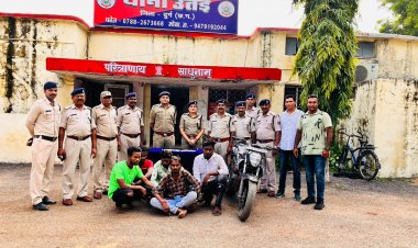 थाना उतई की त्वरित कार्रवाई, लूट के आरोपियों को 24 घण्टे के अंदर किया गिरफ्तार