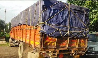उरला पुलिस ने चोरी के ट्रक को माल व आरोपी सहित पकड़ा