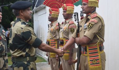 सीमा सुरक्षा बल के अतिरिक्त महानिदेशक ने सामरिक मुख्यालय मुल्ला कैंप 81 वीं वाहिनी सीमा सुरक्षा बल का किया दौरा