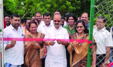 तालपुरी में बैडमिंटन कोर्ट का लोकार्पण, एचएससीएल रूआबांधा नहर किनारे बनेगी सड़क