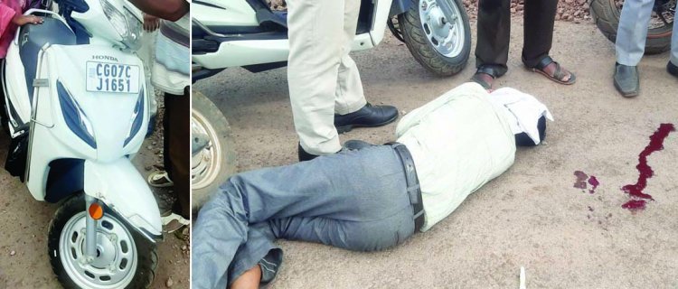 नेहरू नगर बटालियन शराब भट्टी के पास सड़क हादसा