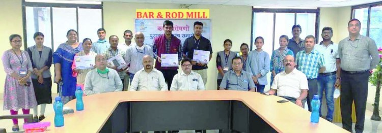 बीआरएम के कर्मठ कार्मिक शिरोमणि पुरस्कार से सम्मानित