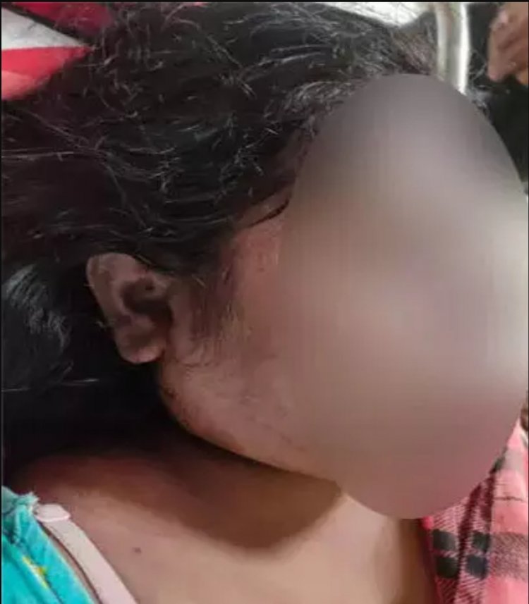 जेल प्रहरी ने पीट-पीटकर की पत्नी की हत्या, आत्महत्या दर्शाने लटका दिया फंदे पर