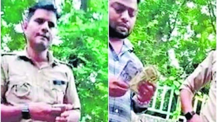 पुलिस ने रिश्वत लेकर छोड़ा गांजा तस्कर, कमिश्नर ने लिया एक्शन; पूरी चौकी निलंबित