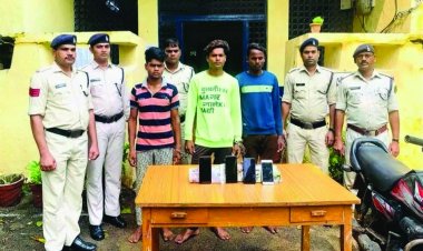 राहगीरों के मोबाईल छीनकर भागने वाले 3 शातिर गिरफ्तार