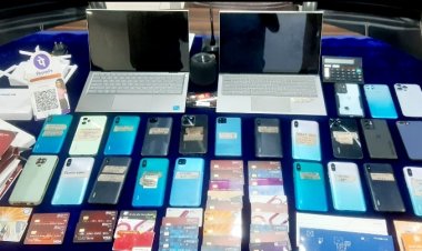 चोरी का मोबाईल फोन बेचने वाले 27 मोबाइल के साथ तीन चोर वैशाली नगर पुलिस के गिरफ्त में