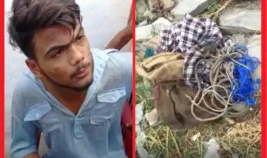 बदमाशों ने अपहरण करने के लिये युवक को डाला बोरे में, सड़क की गड्ढों ने बचाई युवक की जान