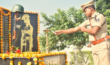 अमर शहीदों की स्मृति में नारायणपुर में मनाया गया पुलिस स्मृति दिवस