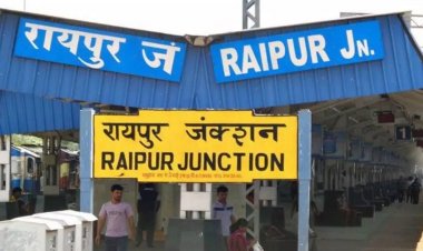 रायपुर में पार्सल ट्राली से टकराई एक्सप्रेस ट्रेन