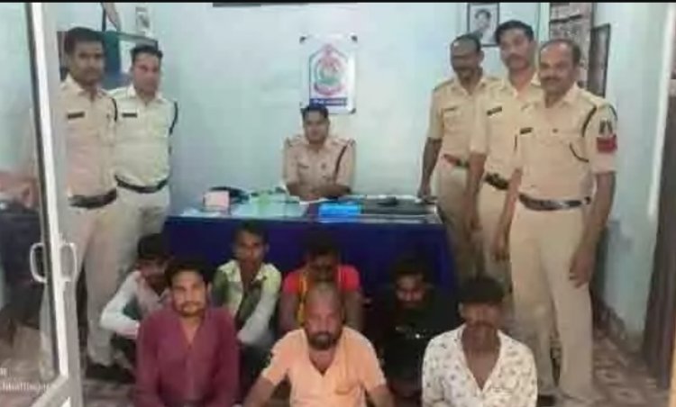 लूट, नकबजनी, आर्म्स एक्ट के 7 वारंटी गिरफ्तार