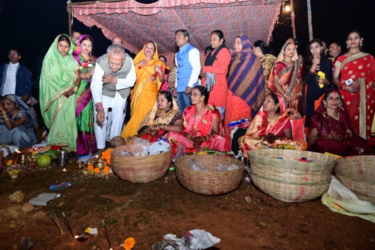 उत्तर भारत के महापर्व छट पर गृहमंत्री ताम्रध्वज साहू ने दी बधाई
