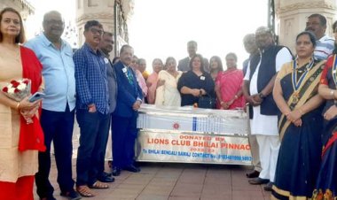 भिलाई बंगाली समाज को मिला डेड बॉडी रेफ्रिजरेटर