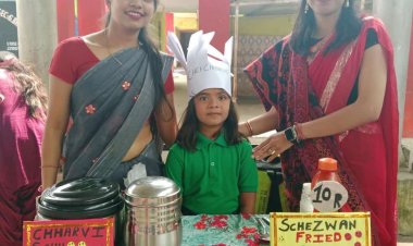 बालमेला में नन्हे मुन्हे बच्चों ने बढ़चढ़ कर लिया भाग