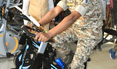 फ़िटनेस को लेकर जवानों की चिंता हुई दूर, अबूझमाड़ की सुरक्षा में तैनात जवानों के लिए पुलिस ने खोली जिम